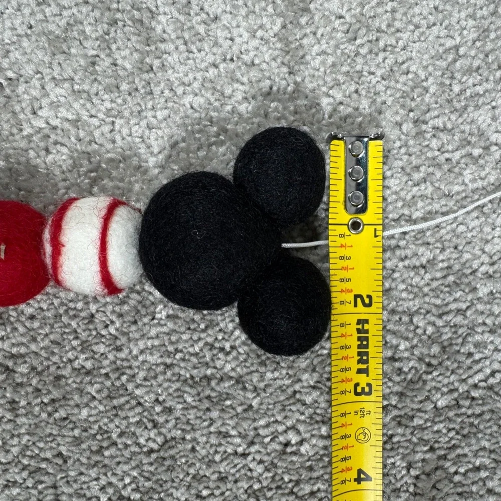 Mickey Garland - Sheep Farm Felt Vacation Countdown Red Black Yellow Wool
